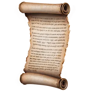 Magic Spell Scroll Paper Png 84 PNG Image