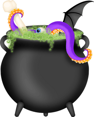 Transparent Clip Art Halloween - Witches Cauldron Clipart Transparent, HD Png Download PNG image with transparent background