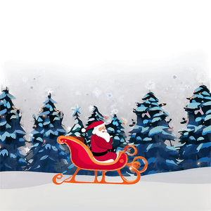 Magical Christmas Eve Sleigh Ride PNG 06252024 PNG with transparent background