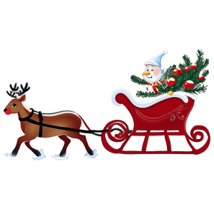 Magical Christmas Eve Sleigh Ride PNG 11 PNG with transparent background