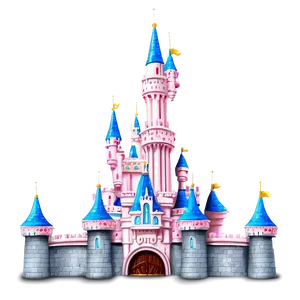 Magical Disney Castle Png Obw PNG Image