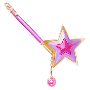 Magical Girl Star Wand Png 06132024 PNG Image