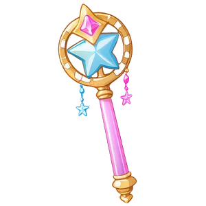 Magical Girl Star Wand Png 42 PNG Image