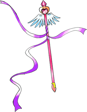 Magical Wand 1 By Puyo0702 - Magical Girl Wand Png, Transparent Png PNG