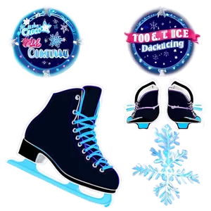 Magical Ice Skating Night Png 15 PNG Image