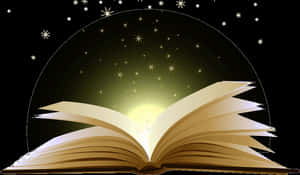 Magical_ Open_ Book PNG image with transparent background