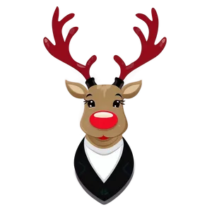 Magical Reindeer Face Png Qdw20 PNG Image