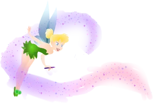 Magical Tinkerbell Night Sky PNG Image