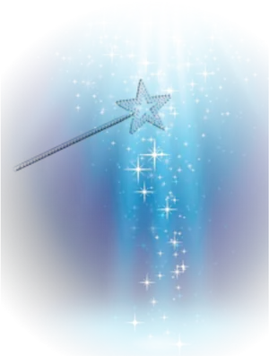 Magical_ Wand_ Sparkling_ Stars PNG Image