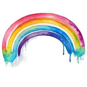 Magical Watercolor Rainbow Png Adi28 PNG Image