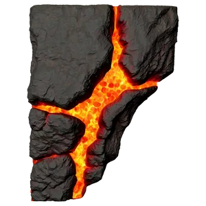 Magma Cracks Effect Png Hyu PNG Image