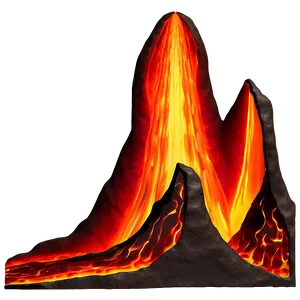 Magma Flow Lava Png Noy PNG Image