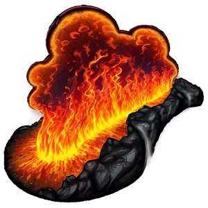 Magma Heat Wave Png 06292024 PNG Image