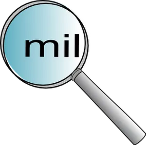 Magnifying Glass Graphic PNG Image