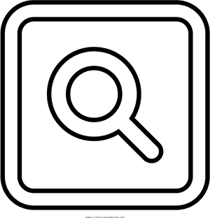 Magnifying Glass Icon PNG image with transparent background