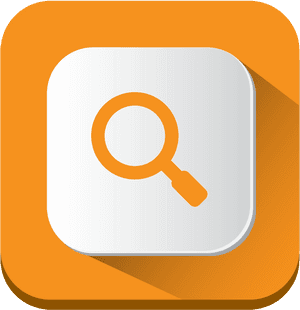 Search Icon - Orange Search Icon, HD Png Download PNG