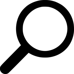 Magnifying Glass Outline PNG Image