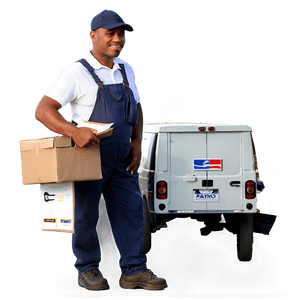 Mail Delivery Carrier PNG men PNG