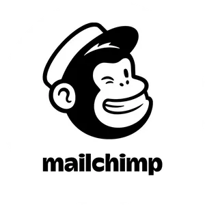 Mailchimp Logo Blackand White PNG Image