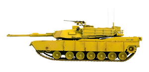 Main Battle Tank Side View PNG image with transparent background