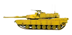 Main Battle Tank Side View PNG Image