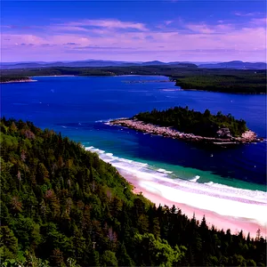 Maine's Spectacular Coastline Png 41 PNG Image