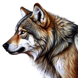 Majestic Alpha Wolf Art Png 96 PNG Image