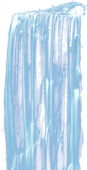 Blue Waterfall Watercourse Download - Transparent Background Waterfall Clipart, HD Png Download PNG image with transparent background