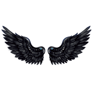 Majestic Dark Angel Wings PNG 53 PNG