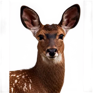 Majestic Doe Portrait Png Qft6 PNG Image