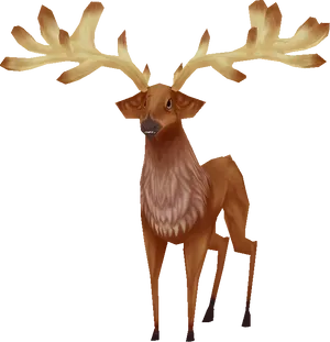 Majestic Elk Illustration PNG Image