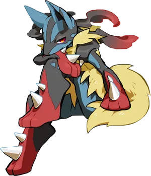 Majestic_ Lucario_ Pokemon PNG Image