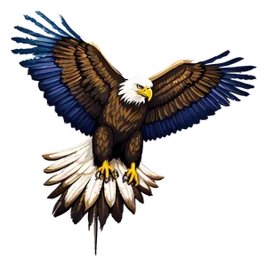 Majestic Mexico Eagle Artwork Png 06212024 PNG Image