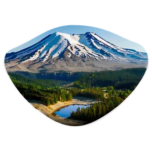 Majestic Mount St. Helens Png Ubp33 PNG Image