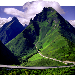 Majestic Mountain Pass PNG jpu63 PNG with transparent background