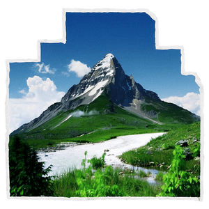 Majestic Mountain View Picture PNG olq PNG image with transparent background