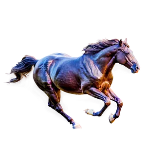 Majestic Mustang Horse Gallop Png Pdy PNG Image