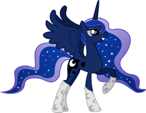 Princess Luna Rarity Rainbow Dash Pinkie Pie Pony Horse - Mlp Princess Luna Wearing Socks PNG image with transparent background