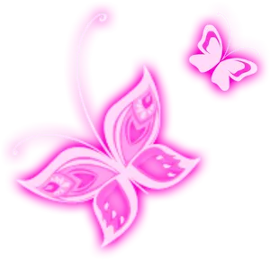 Majestic Pink Butterfly On Blossom PNG Image