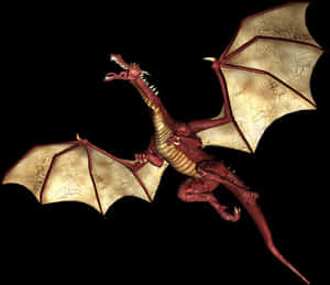 Majestic_ Red_ Dragon_ Illustration PNG image with transparent background