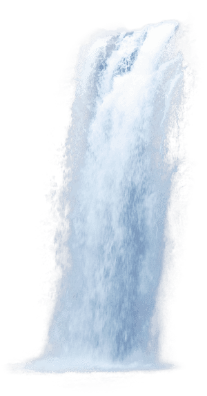 Transparent Waterfall Made - Watercolor Paint, HD Png Download PNG image with transparent background