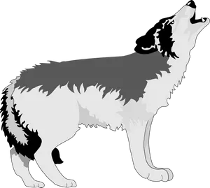 Majestic Wolf Profile Silhouette.png PNG Image