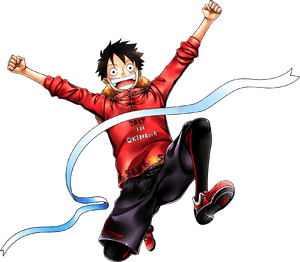 Major Works Include - Monkey D Luffy Supreme PNG image with transparent background