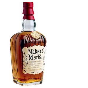 Makers Mark Whiskey Bottle Png Sfr88 PNG Image