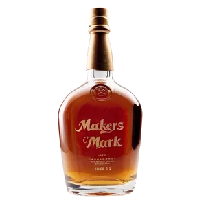 Makers Mark Whiskey Bottle Png Uuk82 PNG Image