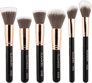 Transparent Makeup Products Png - Makeup Brushes Set Png, Png Download PNG
