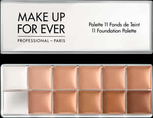 11 Foundation Palette - Cover Foundation & Contour Palette Makeup Forever, HD Png Download PNG