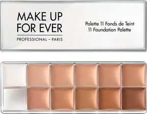 Makeup Forever Professional Foundation Palette PNG Image