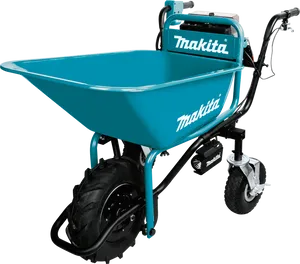 Makita Electric Wheelbarrow PNG Image