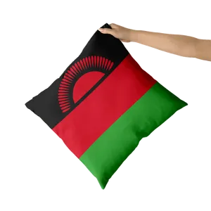 Malawi Flag Being Held PNG Image